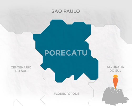 Mapa Porecatu