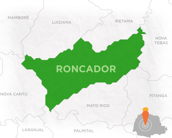 Mapa Roncador