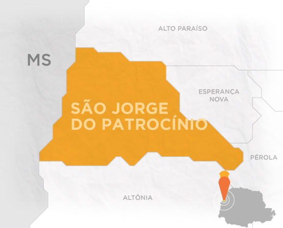 Mapa São Jorge do Patrocínio