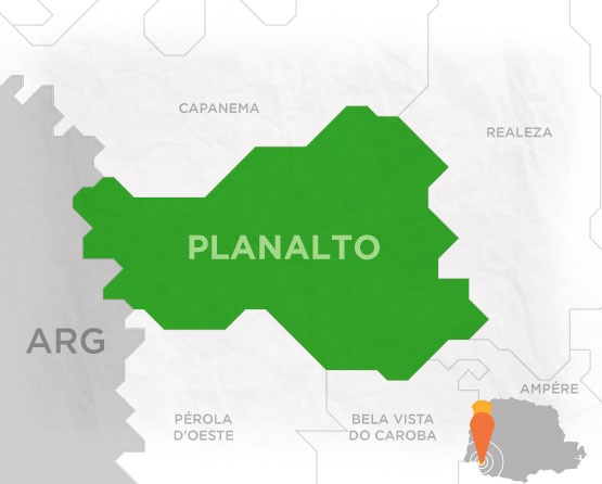 Mapa Planalto