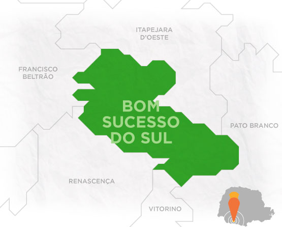 Mapa Bom Sucesso do Sul