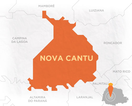 Mapa Nova Cantu