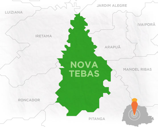 Mapa Nova Tebas