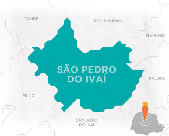 Mapa São Pedro do Ivaí