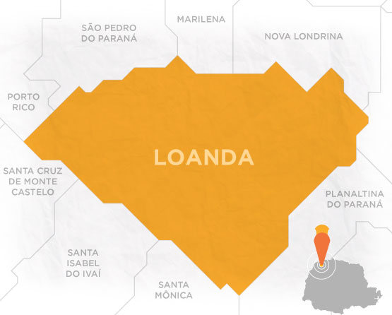Mapa Loanda
