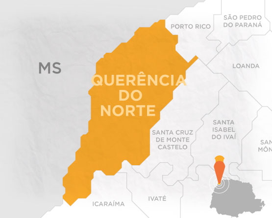 Mapa Querência do Norte