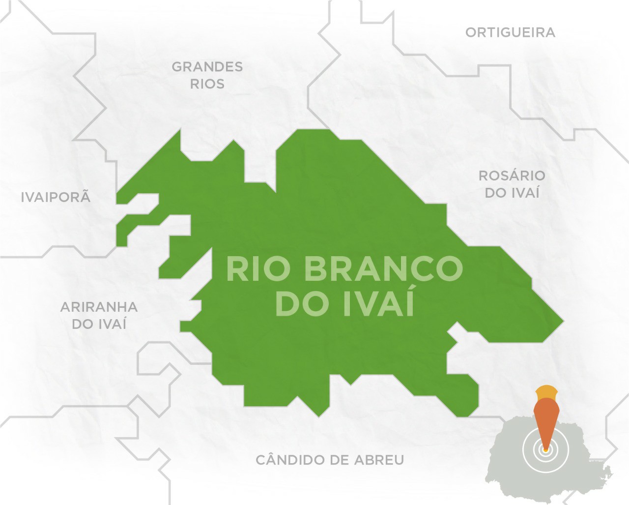 mapa rio branco do ivai