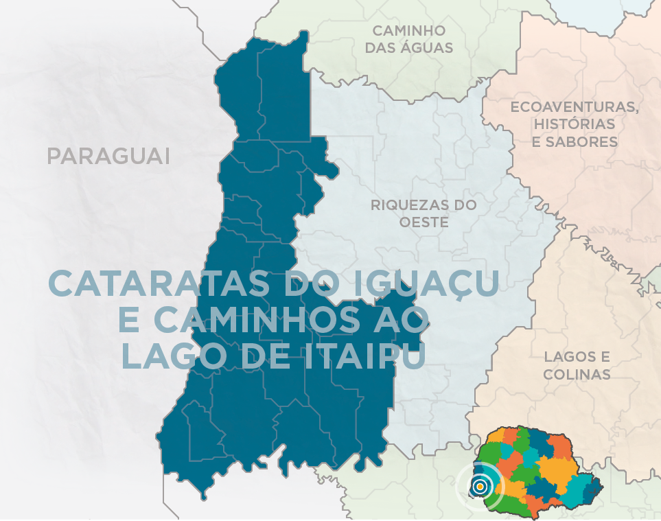 mapa região