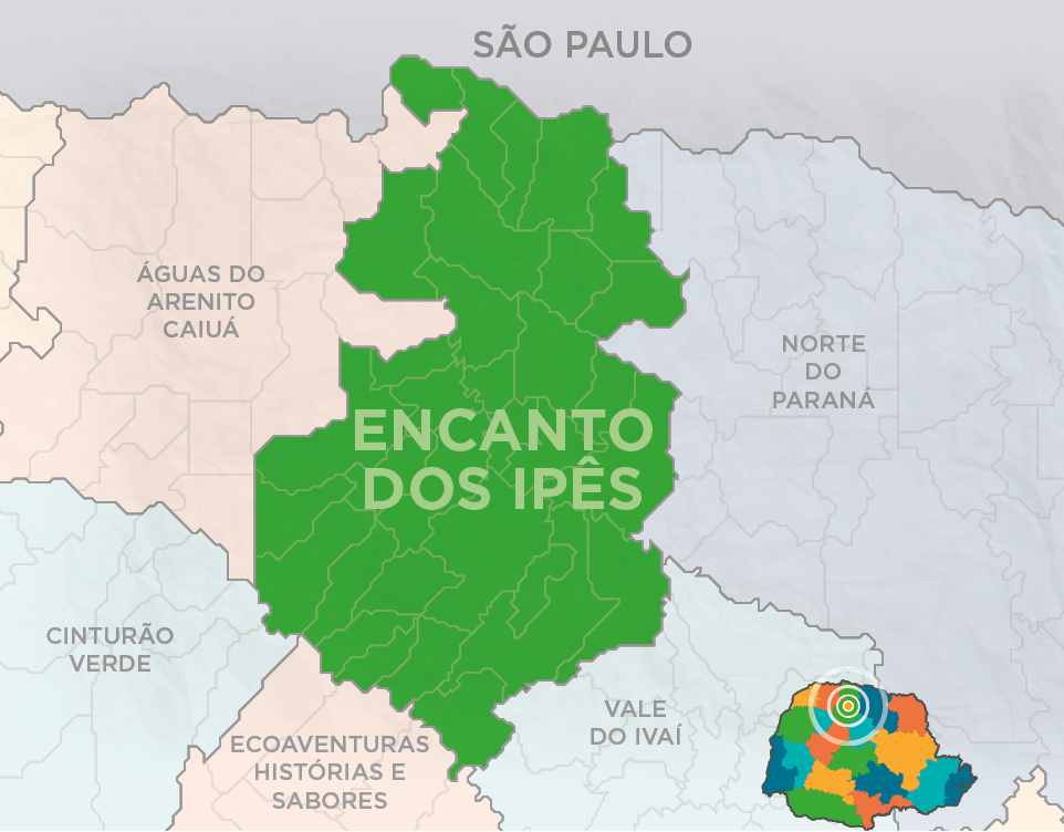 mapa encanto dos ipes