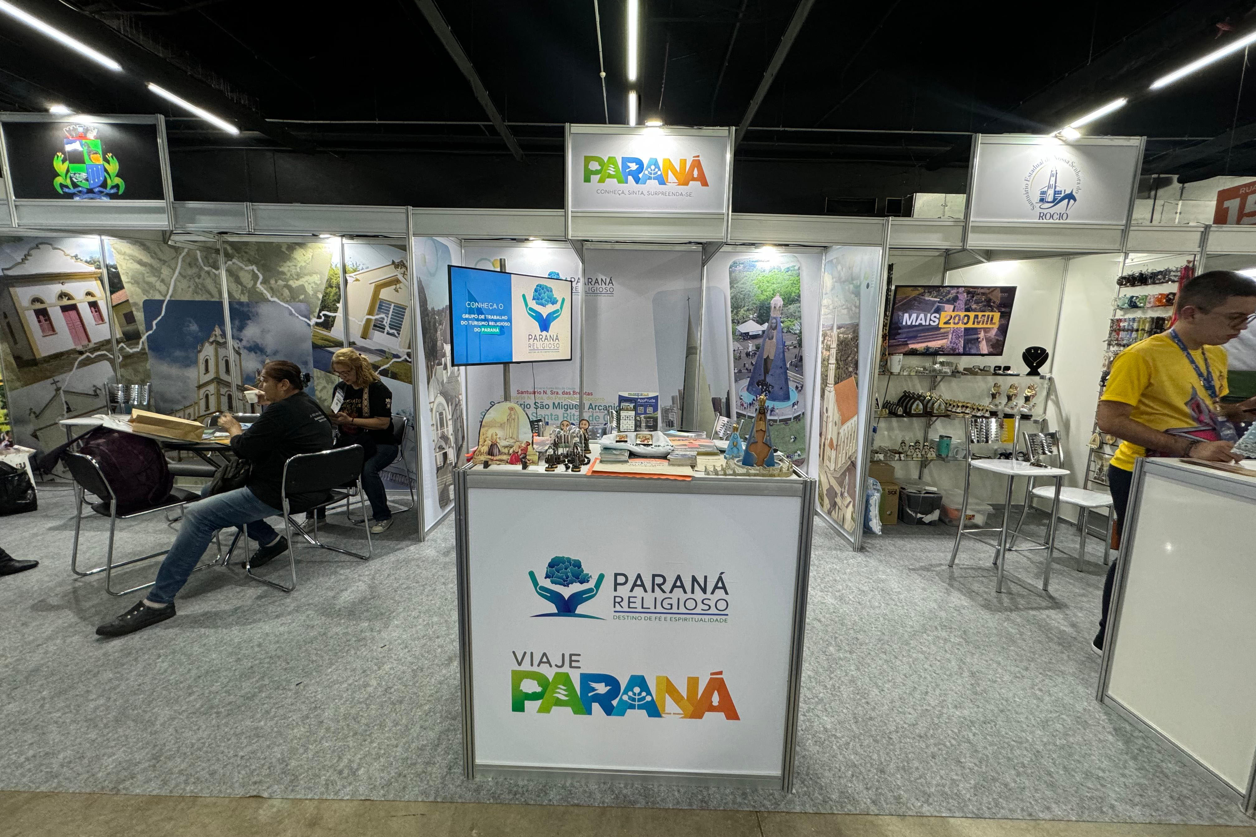 Paraná mostra seus atrativos de turismo religioso na maior feira do segmento do Brasil