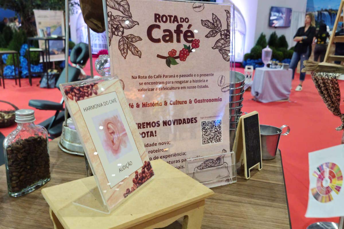 Experiência sensorial com café paranaense é eleita a melhor do Salão Nacional do Turismo