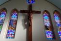 Escultura e Vitrais na Igreja Matriz