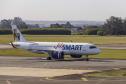 notícias - Curitiba recebe primeiro voo direto de Santiago, no Chile, da companhia JetSmart