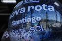 notícias - Curitiba recebe primeiro voo direto de Santiago, no Chile, da companhia JetSmart