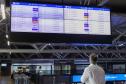 Movimentação no Aeroporto Internacional de Curitiba - Afonso Pena em São José dos Pinhais.
