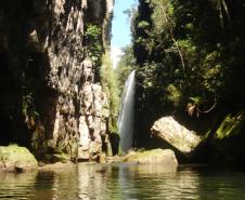 Parque Municipal Lago Azul - Cachoeira do Véu da Noiva