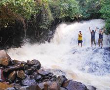 Salto Guarani na Trilha Pelos Caminhos de Peabiru