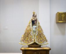 Notícia - Imagem peregrina de Nossa Senhora do Rocio visita Palácio Iguaçu e dá início às comemorações da padroeira do Paraná