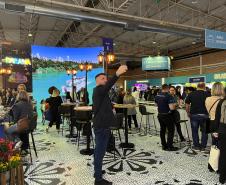 Notícia - Com atrativos, barreado e cerca de 40 expositores, Estado inaugura estande na Feira Internacional de Turismo de Gramado