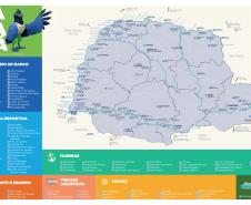 Governo do Paraná divulga mapas com atrativos sobre turismo náutico e ecoturismo