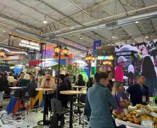 Notícia - Com atrativos, barreado e cerca de 40 expositores, Estado inaugura estande na Feira Internacional de Turismo de Gramado