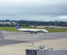 Primeiro voo direto do Paraguai desembarca lotado no Aeroporto Afonso Pena