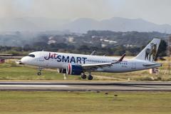 notícias - Curitiba recebe primeiro voo direto de Santiago, no Chile, da companhia JetSmart