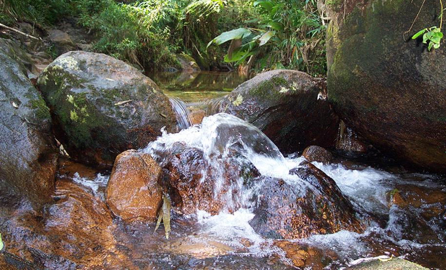 Cachoeira no Caminho do Itupava