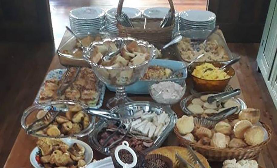 Café Colonial em Pousada de Nova Aurora