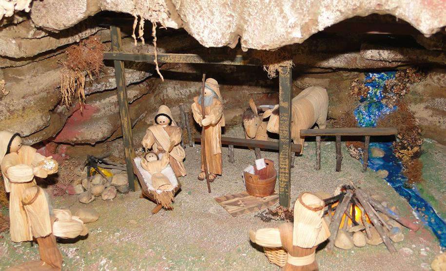 Presépio em Palha - Parque Ecoturístico Municipal São Luis de Tolosa