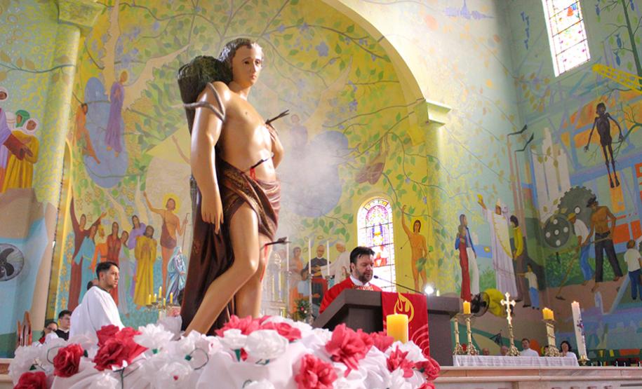 Afresco da Paróquia São Sebastião