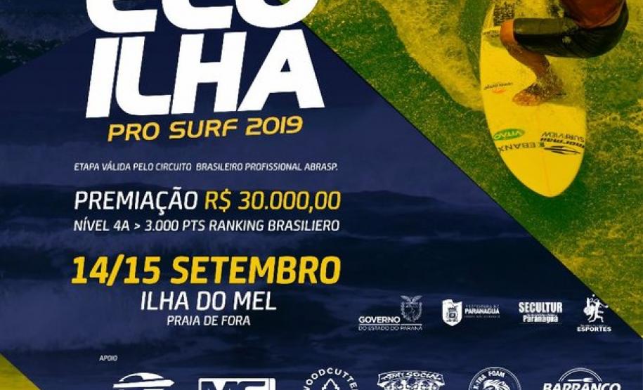 Ilha do Mel recebe etapa do Campeonato Brasileiro de Surf
