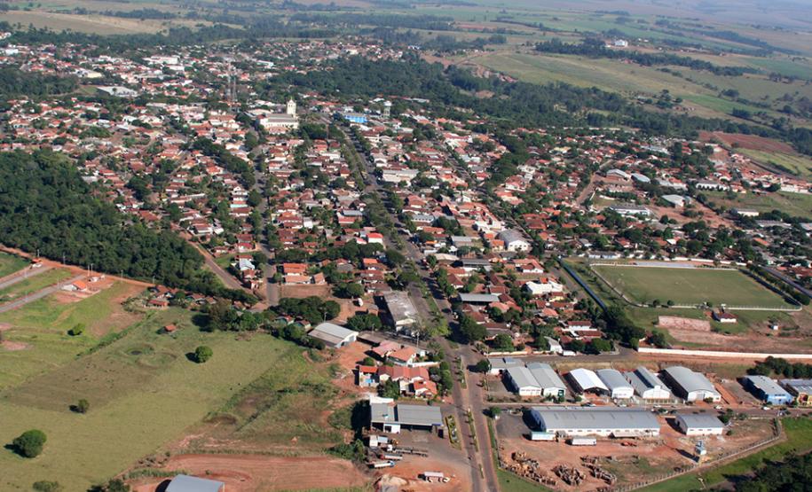 Imagem aérea da cidade
