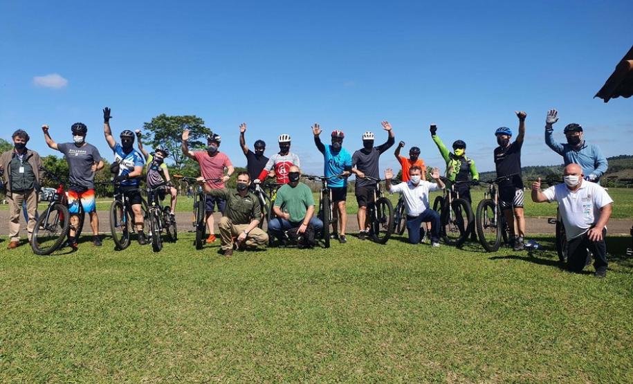 Foto do cicloturismo em Campos Gerais