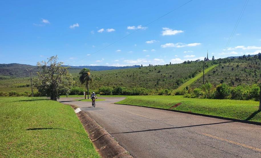 Foto do cicloturismo em Campos Gerais