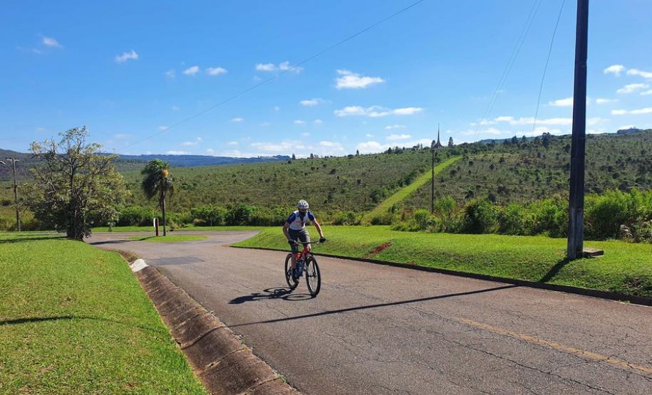 Foto do cicloturismo em Campos Gerais