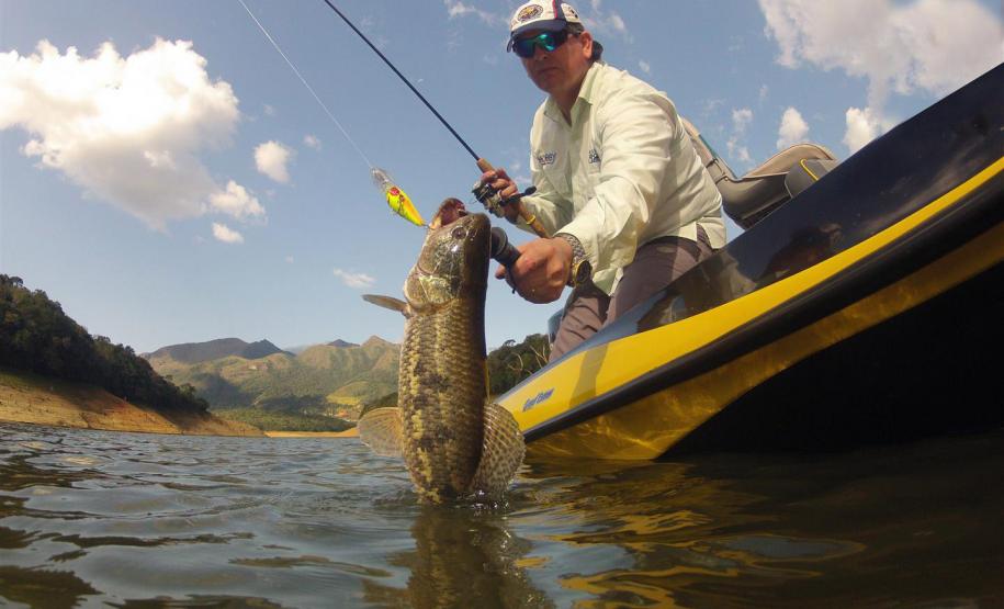 Pesca esportiva na Represa do Baixo Iguaçu incentiva turismo náutico no Paraná