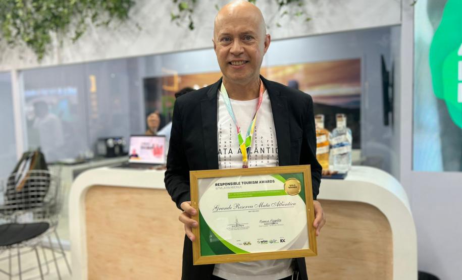 Grande Reserva Mata Atlântica vence prêmio internacional de turismo responsável