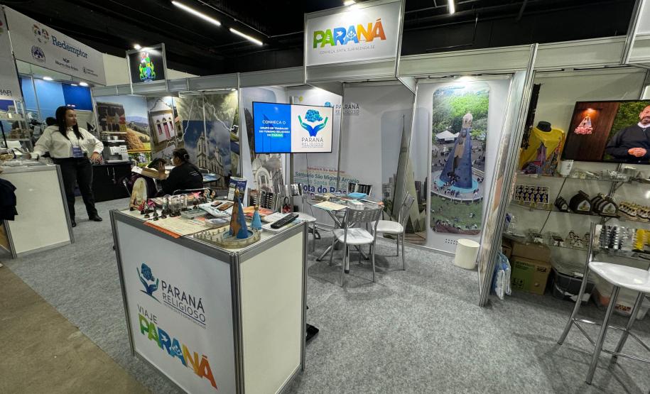 Paraná mostra seus atrativos de turismo religioso na maior feira do segmento do Brasil