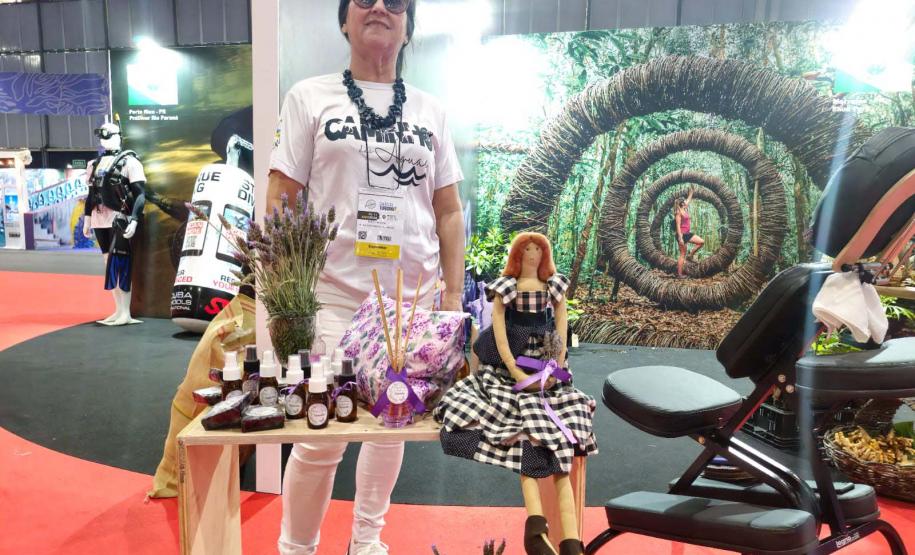Paraná levou ao Salão Nacional do Turismo experiências com lavanda e mergulho virtual