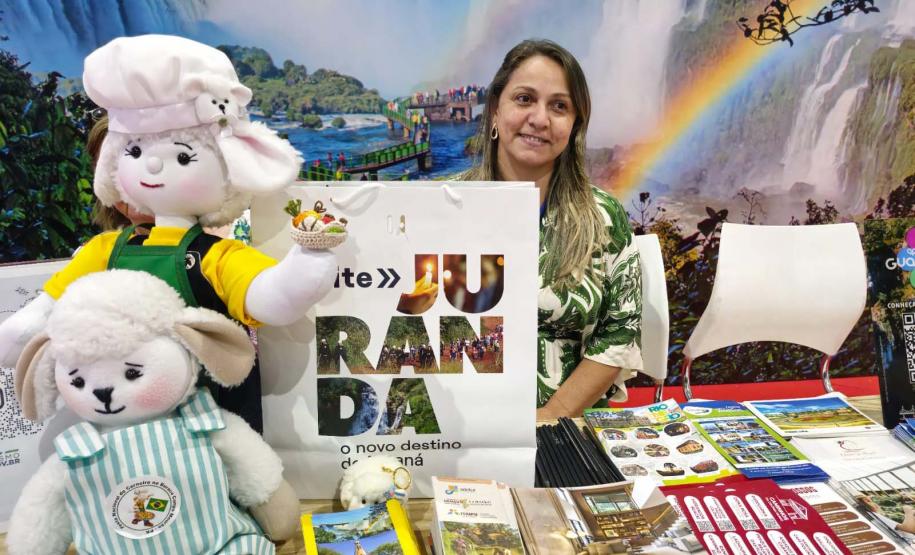 Paraná levou ao Salão Nacional do Turismo experiências com lavanda e mergulho virtual