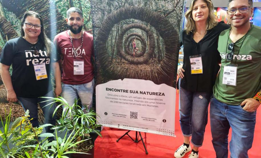 Paraná levou ao Salão Nacional do Turismo experiências com lavanda e mergulho virtual