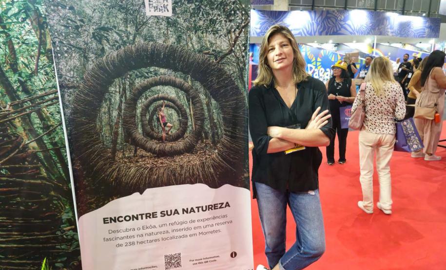 Paraná levou ao Salão Nacional do Turismo experiências com lavanda e mergulho virtual