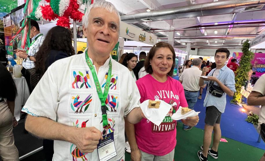 Notícia - Com recorde de participantes em estande, Paraná atrai turistas e negócios em feira no Paraguai