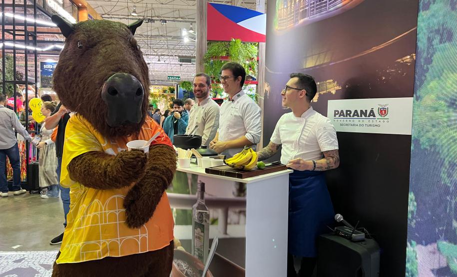 Notícia - Com atrativos, barreado e cerca de 40 expositores, Estado inaugura estande na Feira Internacional de Turismo de Gramado