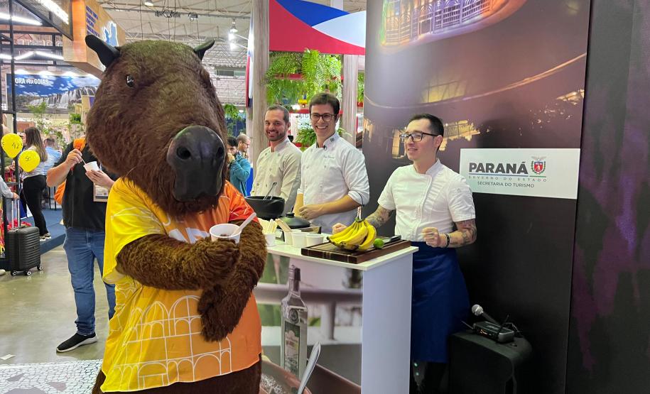 Notícia - Com atrativos, barreado e cerca de 40 expositores, Estado inaugura estande na Feira Internacional de Turismo de Gramado