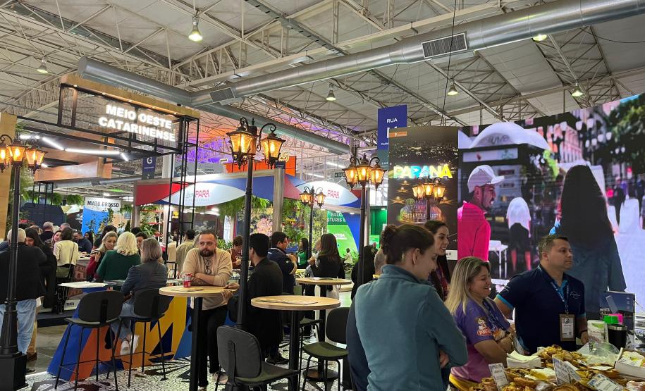 Notícia - Com atrativos, barreado e cerca de 40 expositores, Estado inaugura estande na Feira Internacional de Turismo de Gramado