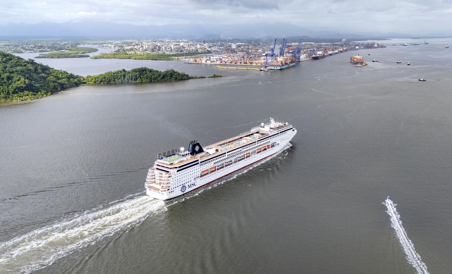 Notícia - Com expectativa de atrair 15 mil turistas, Paranaguá inicia temporada 24/25 de cruzeiros