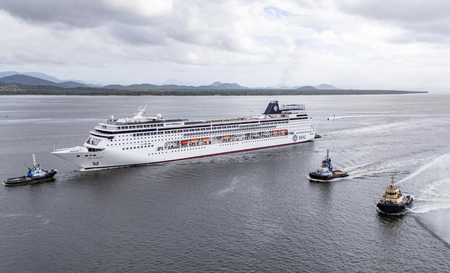 Notícia - Com expectativa de atrair 15 mil turistas, Paranaguá inicia temporada 24/25 de cruzeiros