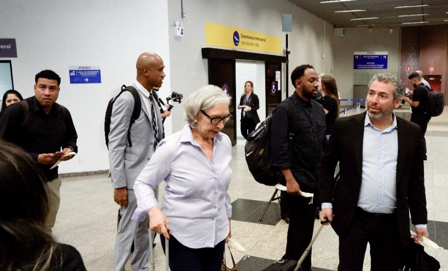 Movimentação no Aeroporto Internacional de Curitiba - Afonso Pena em São José dos Pinhais.